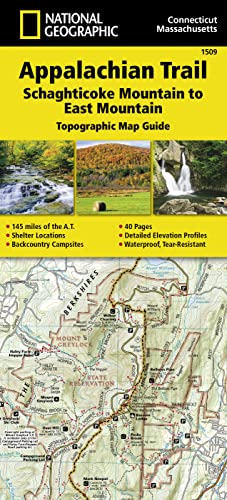 Appalachian Trail, Schaghticoke Mountain to East Mountain [connecticut, Massachusetts]: Trails Illustrated (National Geographic Trails Illustrated Map)